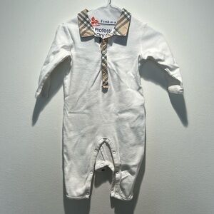 Baby Burberry 3 months onesie